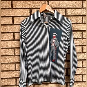 Cool vintage women’s button down shirt